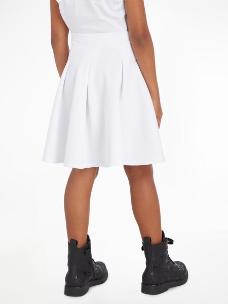 INTERLOCK PIQUE PLEATED SKIRT