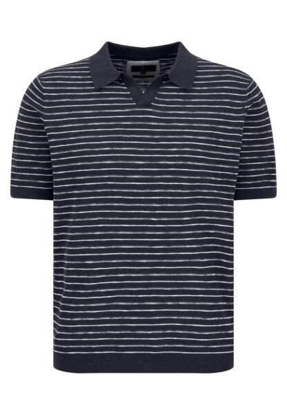 Polo, 1/2 sleeve, Stripes, Cotton L