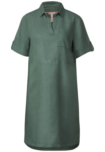LS_solid Linen Shirt Dress_Mod