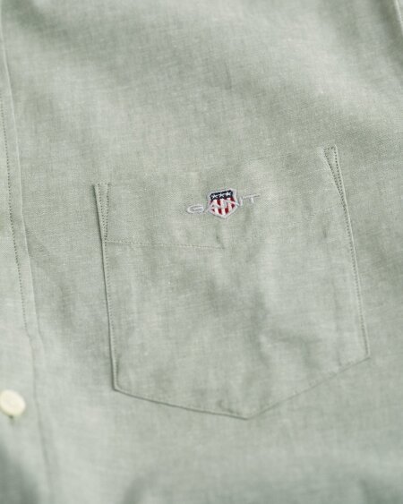 REG COTTON LINEN SS SHIRT