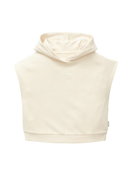 cropped printed hoody