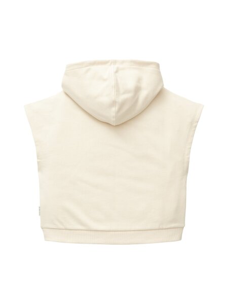 cropped printed hoody