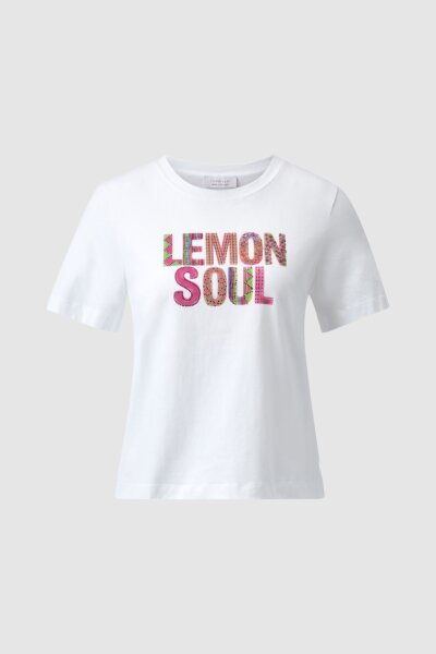 T-Shirt with placed print organic