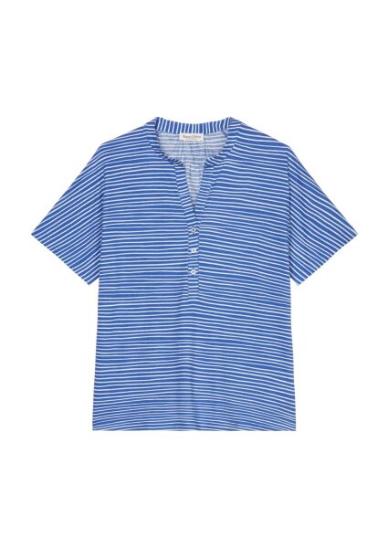 Jersey-blouse, short-sleeve, placke