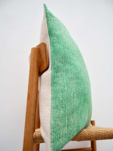 Ribban Cushion square Vivid Green/O