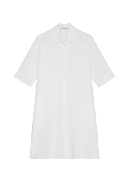 Dress, A-line, midi length, shirt c