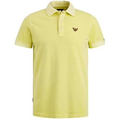 Short sleeve polo Pique garment dy