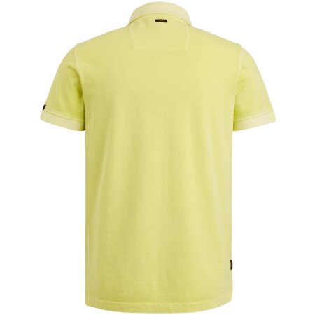 Short sleeve polo Pique garment dy