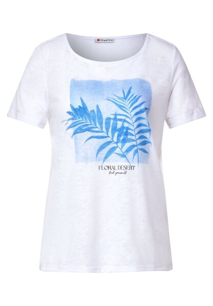 burn dessin part print shirt
