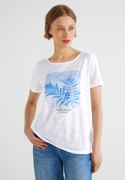 burn dessin part print shirt