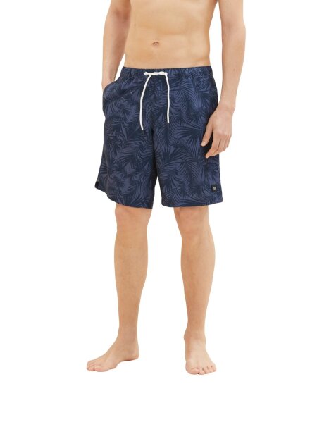allover printed swim shorts
