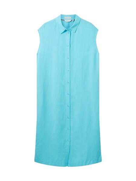 shirt style dress linen mix