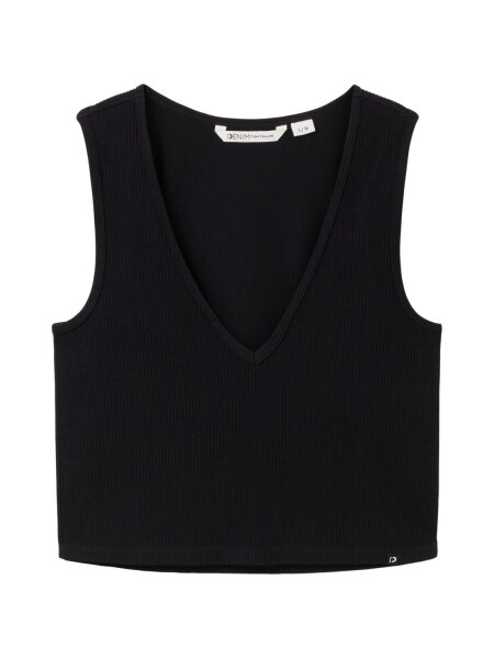 cropped rib top