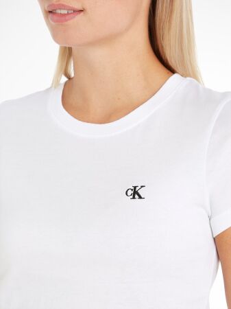 CK EMBROIDERY SLIM TEE