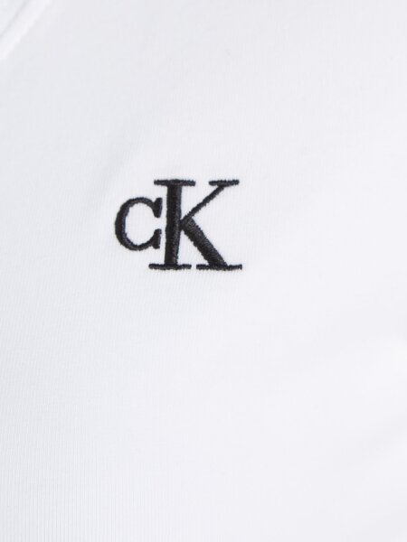 CK EMBROIDERY STRETCH V-NECK