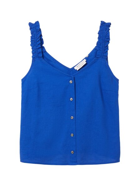 strappy linen top
