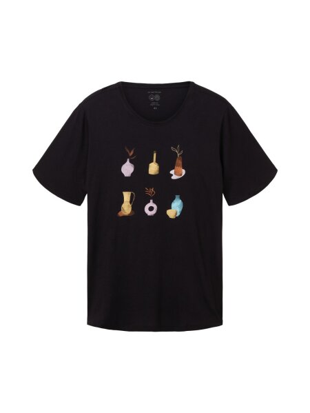 T-shirt crew neck alloverprint