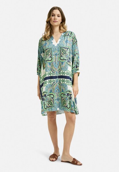 SHORT V-NECK RAGLAN DRESS