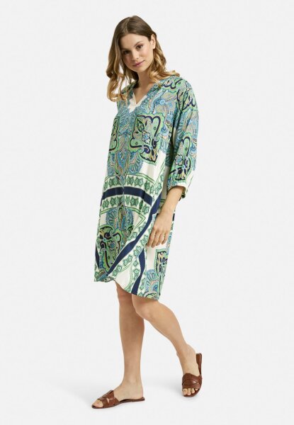 SHORT V-NECK RAGLAN DRESS