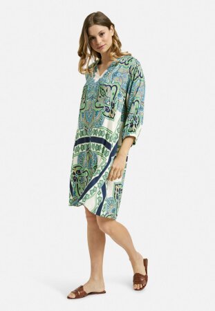 SHORT V-NECK RAGLAN DRESS