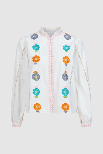 embroidered blouse organic