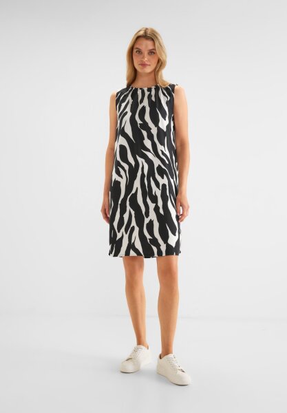 printed sleeveless Dress_Moder