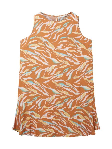 dress sleeveless with volant