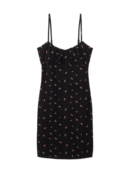 mini aop dress with straps