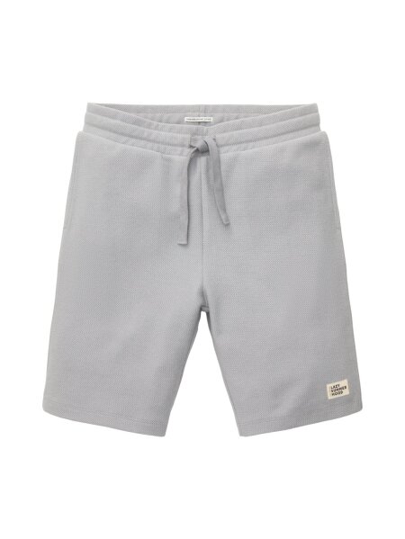 structured fabric shorts
