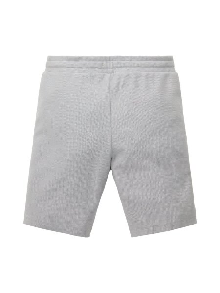 structured fabric shorts