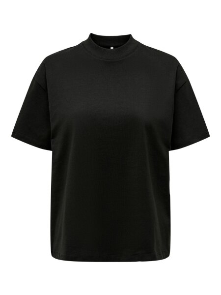 ONLLAURA S/S MOCK NECK TOP JRS