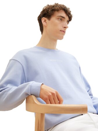 crew neck sweater with print