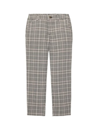 checked cigarette pant