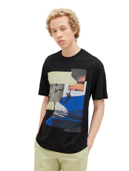 relaxed photoprinted  t-shirt