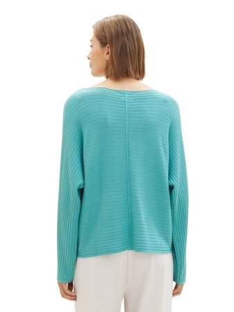 Knit structured batwing