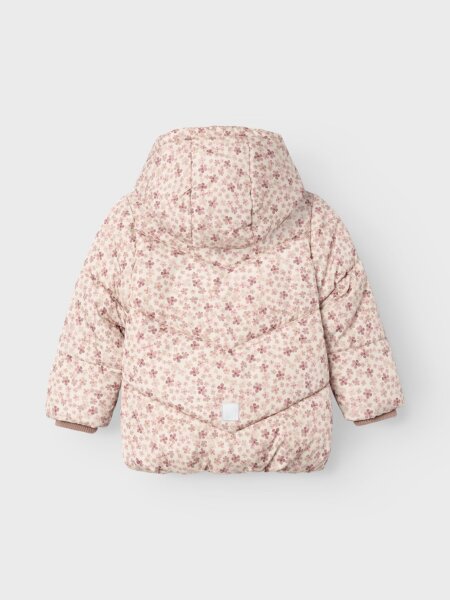 NMFMAY PUFFER JACKET SOFT FLOWER