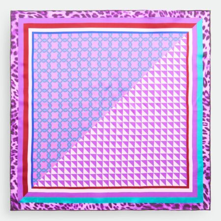 100%SILK TWILL 53X53CM
