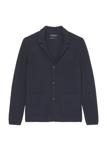 Knitted blazer, buttoned, pockets,