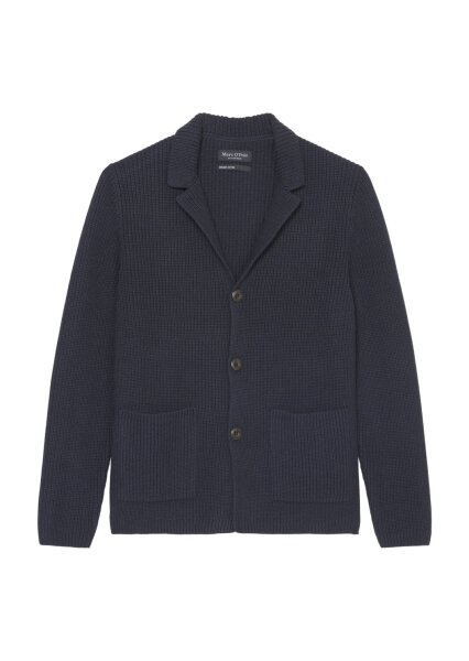 Knitted blazer, buttoned, pockets,