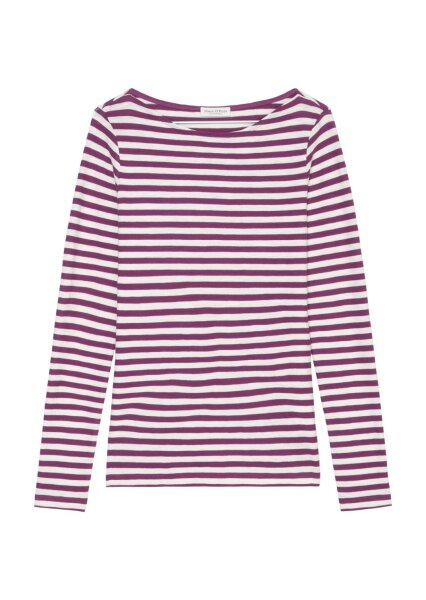 T-shirt, long sleeve, boat neck, st