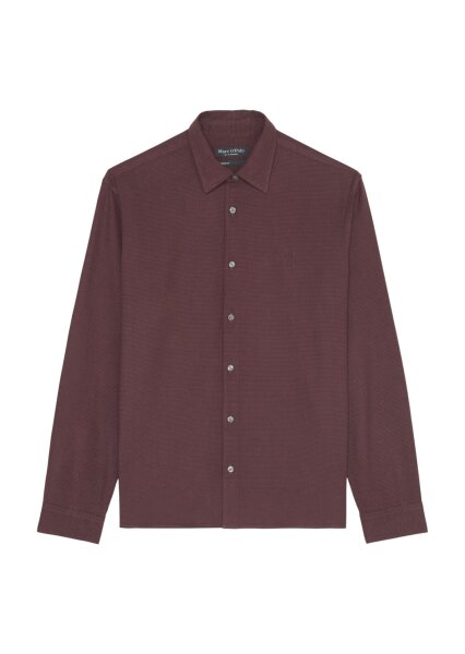 Kent collar, long sleeves, no pocke