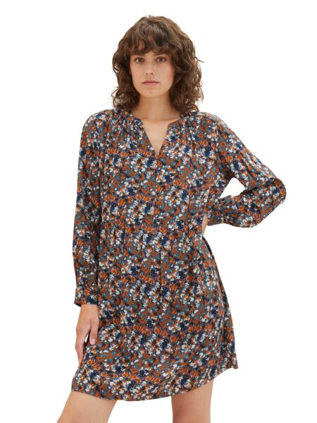 dress with feminine neckline