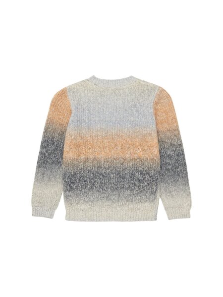 color gradient knit pullover