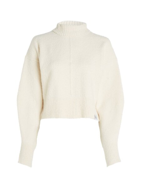BOUCLE HIGH NECK SWEATER