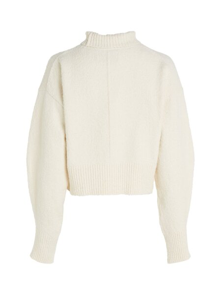 BOUCLE HIGH NECK SWEATER