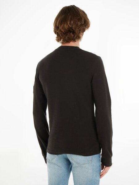 BADGE WAFFLE LS TEE