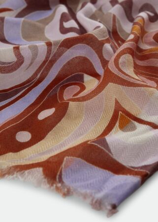 ORNAMENT PRINT ROSE DARK-EG