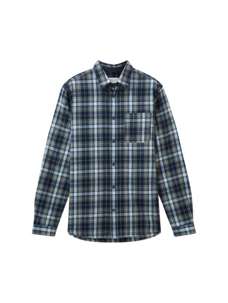 checked flannel shirt