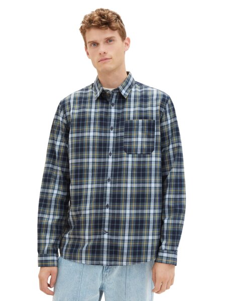 checked flannel shirt