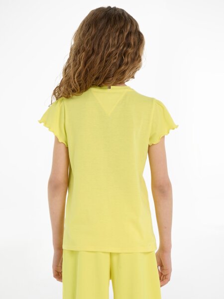 ESSENTIAL RUFFLE SLEEVE TOP S/S